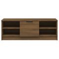vidaXL TV skrinka hnedý dub 102x35,5x36,5 cm spracované drevo