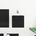 vidaXL Nástenná skriňa pre TV 30,5 x 30 x 30 cm Čierny dub