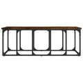vidaXL Konferenčný stolík dymový dub 100x50x35,5 cm kompozitné drevo