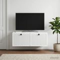 vidaXL Nástenná TV skrinka Biela 78,5 x 41 x 30 cm Kompozitné drevo