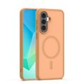 Puzdro Mag Matt pre Samsung Galaxy A57 hnedé veľký otvor