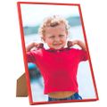 vidaXL Fotorámiky na stenu alebo stôl 5 ks červené 50x60 cm MDF