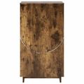 vidaXL Skriňa na topánky 48 x 38 x 87,5 cm Kompozitné drevo Dymový dub