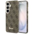Puzdro Guess case 4G Script MagSafe pre Samsung Galaxy S26 hnedé