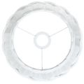 vidaXL Tienidlo na stropnú lampu biele Ø30x20 cm prútené