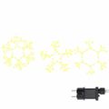 vidaXL Vianočný snehuliak 252 LED Teplá biela 44,5 x 38 cm PVC