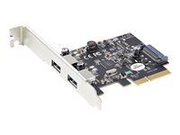 USB 3.1/3.2 Gen 2 Type-A PCI Express 3.0 x2 Host Controller Expansion Card - Windows/Linux - USB adaptér - PCIe 3.0 x4 nízky profil - USB-C 3.1 Gen 2 x 2 - kompatibilný s TAA