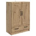 vidaXL Servírovacia skriňa Dub artisan 66 x 34,5 x 92 cm