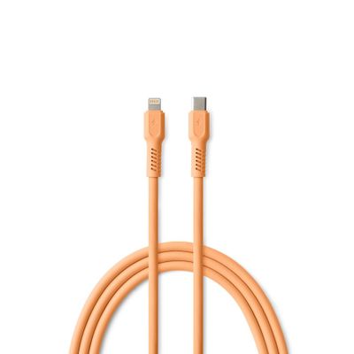 COLORUM kábel USB-C - Lightning 1,8m 2,4A CK12-CL-14 x Peach Fuzz