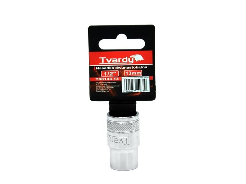 Nástrčná hlavica dvanáctihraná 1/2" 13 mm TVARDY