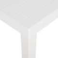 vidaXL Záhradný stôl 150x90x72 cm PP biely
