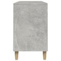 vidaXL Botník betónovo sivý 102x36x60 cm spracované drevo