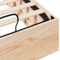 vidaXL Posteľový rám s úložným priestorom Prírodná 75 x 190 cm