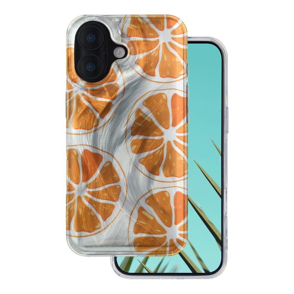 Ultra módne letné puzdro na iPhone 17 6,3" oranžové