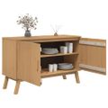 vidaXL Komoda OLDEN, hnedá 114x43x73,5 cm, borovicový masív