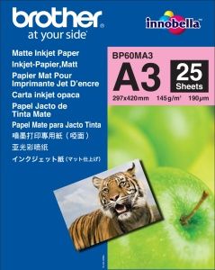 Brother - Originálny matný papier A3 pre inkoustový tlač, BP60MA3