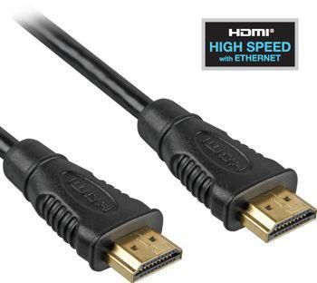 PremiumCord HDMI High Speed + Ethernet kabel, zlaté konektory, 25m