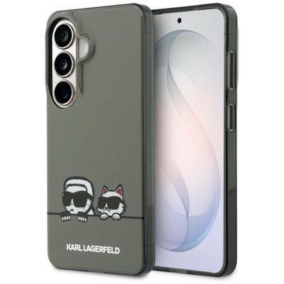 Karl Lagerfeld IML Peekaboo Karl&Choupette MagSafe case for Samsung Galaxy S26 Black