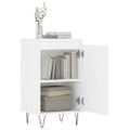 vidaXL Komoda biela 40x35x70 cm kompozitné drevo