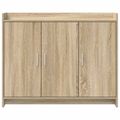 vidaXL Servírovacia skriňa Dub sonoma 98,5 x 33 x 80 cm