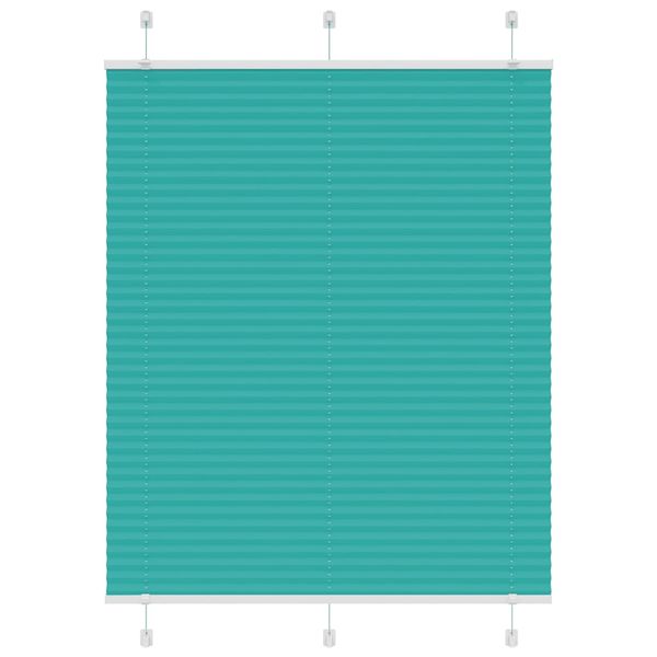 vidaXL plisovaná roleta benzínová zelená 105x150 cm šírka látky