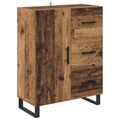 vidaXL Servírovacia skriňa so zásuvkou Staré drevo 69,5 x 34 x 90 cm