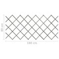 vidaXL Mriežkový plot 5 ks sivý jedľové drevo 180x80 cm