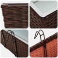vidaXL Zábradlie 2 ks Hnedá 50 x 17 x 17 cm Kov