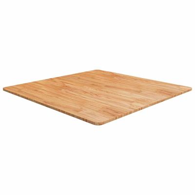 vidaXL Štvorcová stolová doska bledohnedá 90x90x1,5 cm lakovaný dub