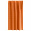vidaXL Záclony na zatemnenie s krúžkami 2 ks Jasná oranžová Polyester