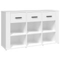 vidaXL Komoda biela 100x30x59,5 cm spracované drevo