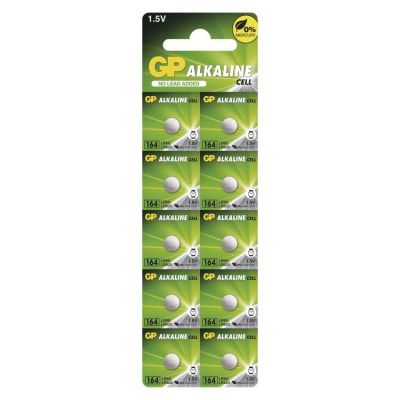 Alkalická gombíková batéria GP LR621 (164F), 10 ks