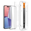 Spigen tvrdené sklo GLAS.TR "EZ FIT" FC pre iPhone 15 6,1" čierna