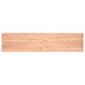 vidaXL Kúpeľňová doska bledohnedá 220x50x(2-4) cm ošetrený masív