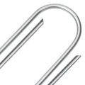 vidaXL Stanové kolíky v tvare U 50 ks 15x3,5 cm pozinkovaná oceľ