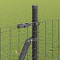vidaXL Plotový stĺp s betónovým podstavcom 13 ks Sivá