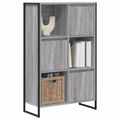 vidaXL Knižnica 68 x 30 x 108.5 cm Kompozitné drevo Sivý Sonoma