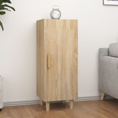 vidaXL Komoda dub sonoma 34,5x34x90 cm spracované drevo