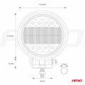 LED pracovné svetlo 42LED COMBO (2 funkcie)- AWL14 AMiO-02428