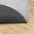 vidaXL Koberec IZA krátky vlas škandinávsky vzhľad sivý Ø 80 cm