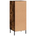 vidaXL Komoda dymový dub 34,5x34x90 cm spracované drevo
