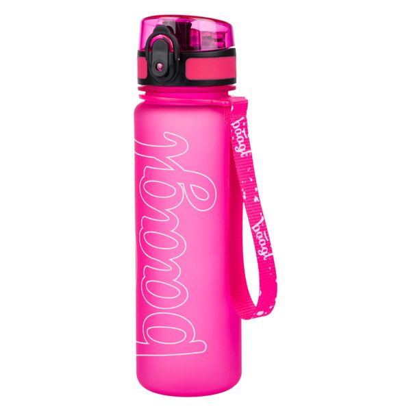 Tritanová fľaša pre deti Logo ružová 500 ml