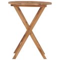 vidaXL Skladací záhradný stôl 60 cm teakový masív
