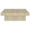 vidaXL Konferenčný stolík dub sonoma 90x90x28 cm drevotrieska