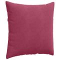 vidaXL Vankúše na pohovku 2 pcs Víno červené 80 x 80 cm