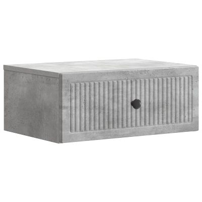 vidaXL Nočný stolík Betónovo sivá 49 x 34,5 x 20 cm Kompozitné drevo