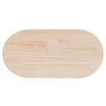 vidaXL Stolová doska 60x30x2,5 cm masívne borovicové drevo oválny tvar