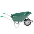 vidaXL Wheelbarrow Green 90 L 150 kg Pozinkovaná oceľ a plast