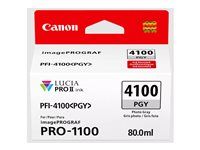 80 ml - fotografická sivá - originálna - závesný box - atramentový zásobník - pre imagePROGRAF PRO-1100