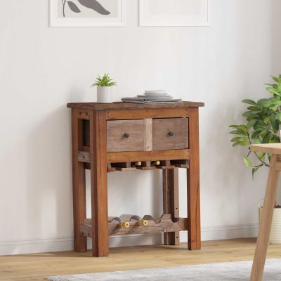 vidaXL Skrinkový Hnedá 60 x 30 x 70 cm Masívne obnovené drevo